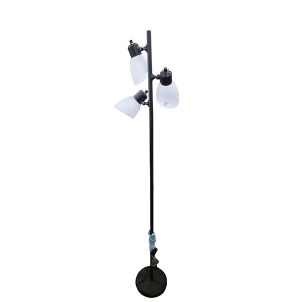 Black 3 Bulb Floor Lamp