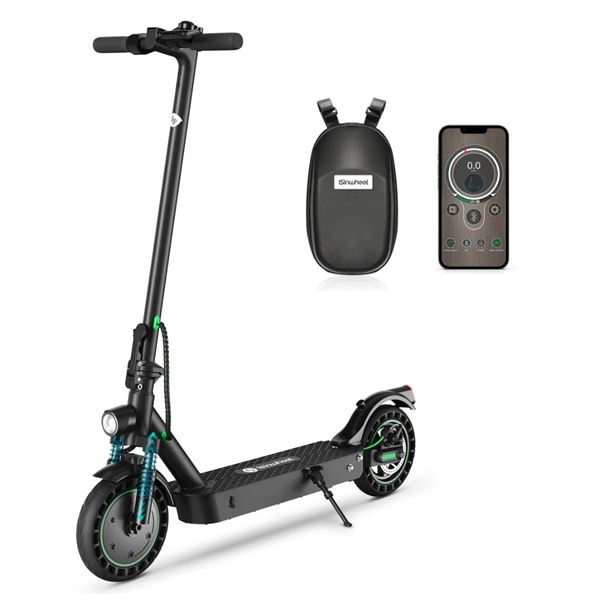 isinwheel Electric Scooter, Item Code S9MAX, Manufacturer Model E9PRO, Black, 45.2" x 6" x 22"