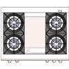 Image 3 : BNIB Capital Range - COB362G2N - 36" Pro Range, 4 Open Burners with Griddle, Stainless Steel -S/n: C