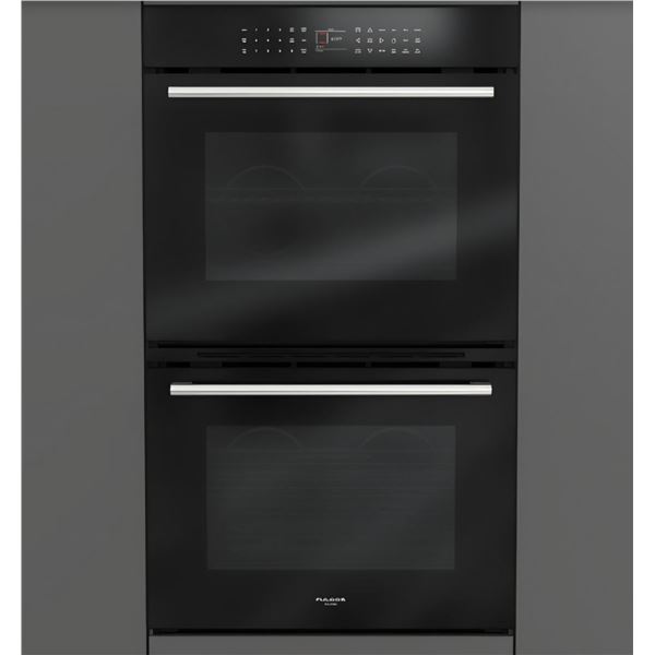 ike New Open Box - Fulgor 30" Double Oven Black Glass - MSRP $6,709 - MODEL #F7DP30B1 - s/n Q3240600