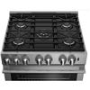 Image 4 : New Blomberg 30" Dual Fuel Range Self Clean Model BDF30522SS MSRP $2,299 (new display unit) S/N 2110