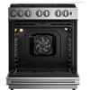 Image 5 : New Blomberg 30" Dual Fuel Range Self Clean Model BDF30522SS MSRP $2,299 (new display unit) S/N 2110