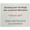 Image 5 : Blomberg Over-the-Range Non-convection Microwave - Model number BOTR30102SS - S/n 2110160610 - Backe