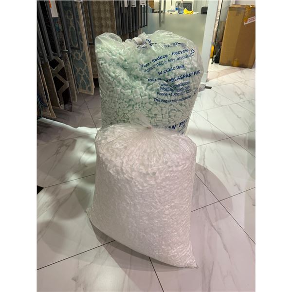 2 large bags of packing peanuts 22'' x 20", 22'' x 36''H