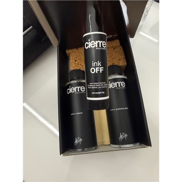 2 Cierre Leather repair kits, Made in Italy