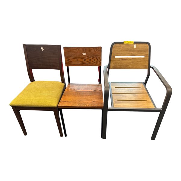 Group of 3 Assorted Chairs