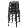 Image 1 : BNIB - Set of 4 - Amazon Basics Metal Bar Stools, 24-Inch Seat Height