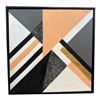 Image 1 : Framed Geometric Abstract Painting - 33" x 33"