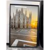 Image 4 : Collection of 6 Framed Decorative Art Pieces: Photography, Graphic Prints, and Architectural Décor -