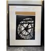 Image 5 : Collection of 6 Framed Decorative Art Pieces: Photography, Graphic Prints, and Architectural Décor -