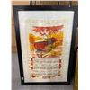 Image 3 : 8-Piece Wall Art Lot: Framed "Cactus" Quote Print, Decorative Vintage Map Plaque, Victorian-Style Bu