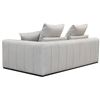 Image 3 : BNIB - LH Home Sullivan Sectional RHF Sofa - Alba Stone, RV: $3,948.75 CAD (DAV013-RHF-SOFA) - 87 x 