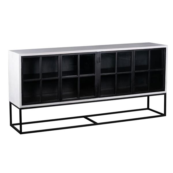 BNIB - LH Home Caged Sideboard - White Centre (Limited Edition), RV: $2,517.75 CAD (ARC-SHA-74-WT) -