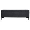 Image 3 : BNIB - LH Home Reece Storage Bench - Charcoal Grey, RV: $920.25 CAD (REC016-CGR) - 47.5 x 20 x 18.5 