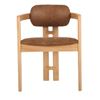 Image 3 : BNIB - LH Home Monterrey Dining Chair - Cognac, RV: $897.75 CAD (CR034-COG) - 23 x 24 x 31 in.