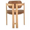 Image 4 : BNIB - LH Home Monterrey Dining Chair - Cognac, RV: $897.75 CAD (CR034-COG) - 23 x 24 x 31 in.
