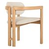 Image 3 : BNIB - LH Home Monterrey Dining Chair - Cream Tweed, RV: $897.75 CAD (CR034-NAT) - 23 x 24 x 31 in.