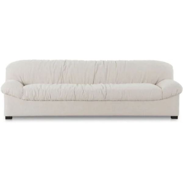 BNIB - Moe's - Halston Sofa in Flecked Oat - MSRP $3,849.00 - AZ-1005-05 - 86.6” W X 39.3[x
