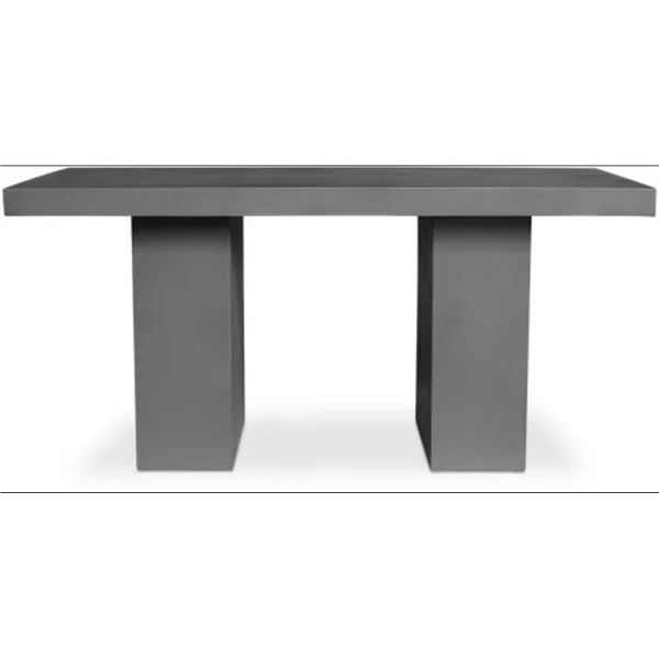 BNIB - Moe's Home Collection - Aurelius 2 Outdoor Dining Table in Dark Grey Fiber-Reinforced Concret