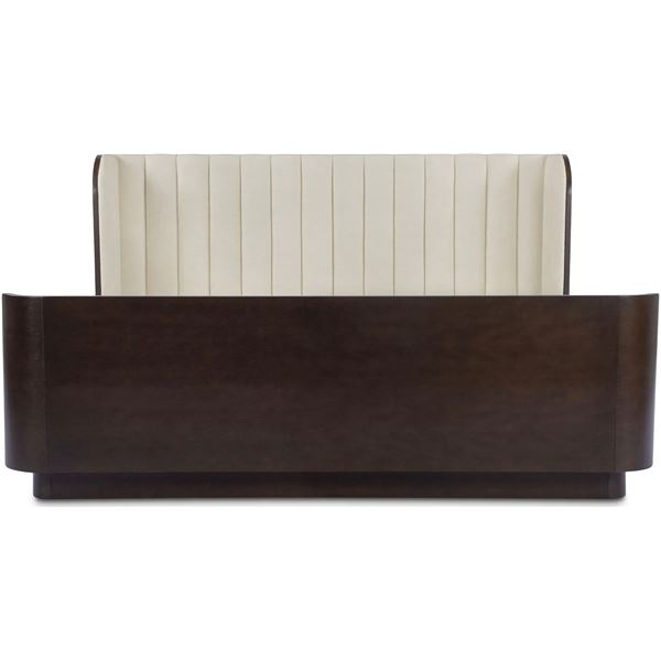 BNIB - Moe's - Scarlette Bed Queen in Cream - MSRP $4,299.00 - FO-1039-05 - 63"W x 85"D x 37"H