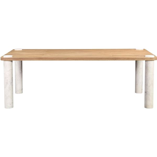 BNIB - Moes - Century Dining Table Natural - MSRP $3,750 - JD-1049-18-0 - 88" W x 42" D x 30" H