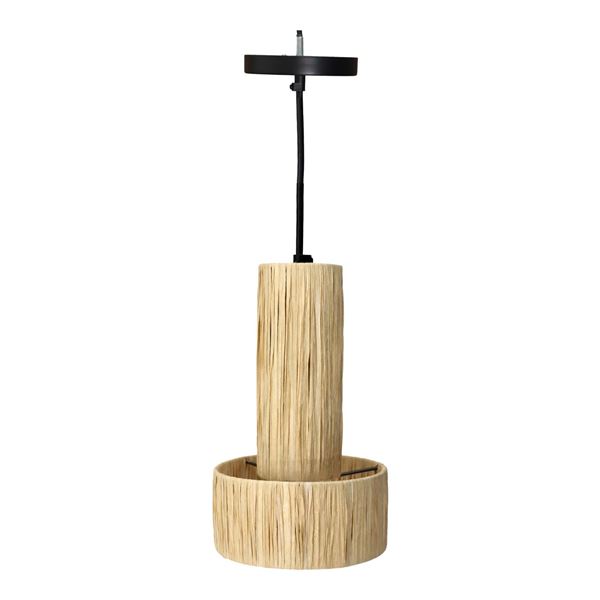 BNIB - Moes - Shine Pendant Lamp - Natural - MSRP $499 - OD-1022-24 - 24" W x 24" D x 18" H