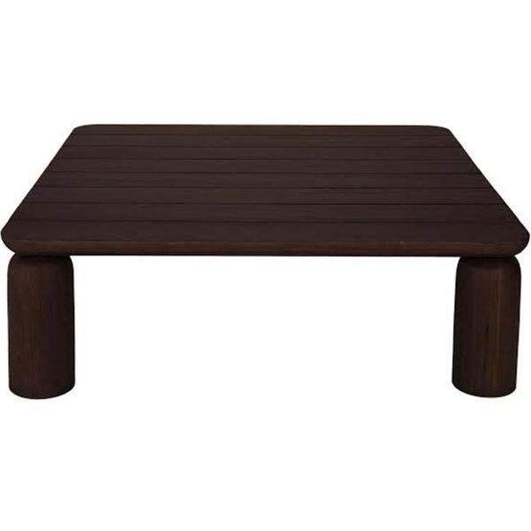 BNIB - Moe's Barclay Outdoor Coffee Table - Brown - Msrp $2249 - TA-1010-03-0 - 48"W x 48"D x 15.5"H