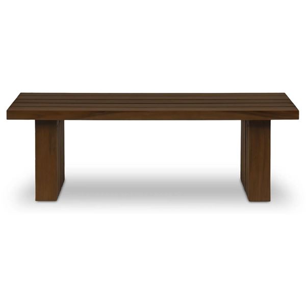 BNIB - Moe's Denby Outdoor Coffee Table - Brown - Msrp $2599 - TA-1016-03 - 35"W x 65"D x 18"H