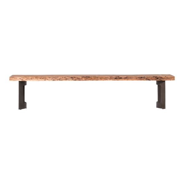 BNIB - Moe's - Bent Bench Extra Small Light Grey - MSRP $1,150.00 - VE-1038-29 - 76.0”W X 1