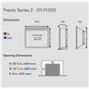 Image 3 : BNIB - Dynasty Fireplaces Electric Fireplace (Model DY-FI35D)