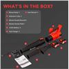 Image 4 : OUTIGO 21V Cordless Leaf Blower (Model JBCF001) - 150MPH, 450CFM - Red, Includes 2 x 4.5 Ah Batterie
