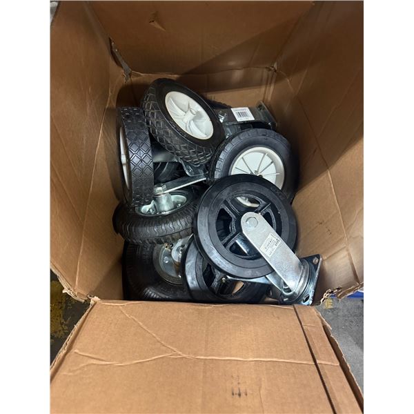 Assorted lot of  Wheels and Casters - Various sizes
