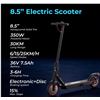 Image 2 : Open Box - iScooter i9 Electric Scooter - Black - 350W Motor, 30KM Range, Foldable Commuter