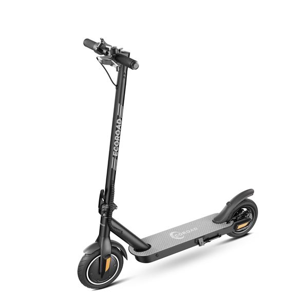 Open box - EcoRoad EC6 Folding Electric Scooter - Balck - 400W Motor, 30 KM/H Speed, 8.5" Pneumatic 