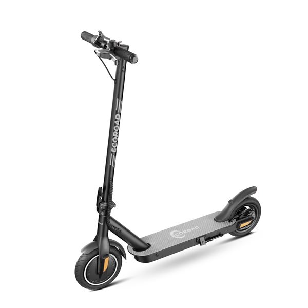 Open box - EcoRoad EC8 Folding Electric Scooter - Balck - 400W Motor, 30 KM/H Speed, 8.5" Pneumatic 