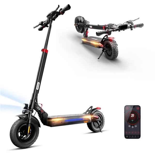 Open Box - iScooter iX3 800W Off-Road Electric Scooter - 40km/h Speed, 45km Range, Dual Suspension