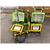 Image 2 : Group Lot - Includes Varoius Casters, Work lights and Clamps