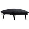 Image 2 : BNIB - Moes - Morgan Outdoor Ottoman Speckled Charcoal - MSRP $1,149 - MO-1026-07 - 29.1" W x 26.8" 