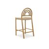 Image 3 : BNIB - Moes - Avery Counter Stool - Natural - MSRP $879- QO-1002-24 - 19" W x 19" D x 40" H