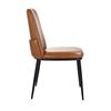 Image 3 : BNIB - Moes - Douglas Dining Chair - Brown - Set of 2 - MSRP $949 - EQ-1017-03 - 19" W x 23" D x 34"