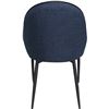 Image 4 : BNIB - Moe's - Set of 2 Lapis Dining Chair Dark Blue - MSRP $649.00 - UU-1001-26 - 21.50"W x 24.00"D