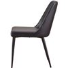 Image 4 : BNIB - Moe's - Lula Dining Chair (Set of 2) Black - MSRP $729 - YM-1006-02 - 18.0" W x 23.4" D x 31.
