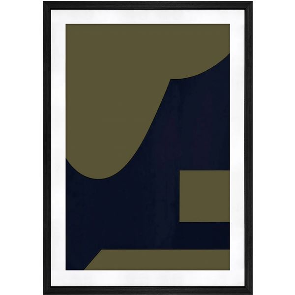BNIB - Moe's - Sola 1 Framed Print Multicolor - MSRP $179 - FX-1267-37 - 20.0" W x 1.18" D x 28.0" H