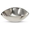 Image 1 : BNIB - Moe's - Forde Decorative Bowl Silver - MSRP $219 - QK-1031-30 - 11.0" W x 7.0" D x 4.5" H