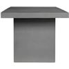 Image 3 : BNIB - Moe's Home Collection - Aurelius 2 Outdoor Dining Table in Dark Grey Fiber-Reinforced Concret