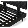 Image 4 : BNIB - Moe's - Pablo Queen Bed Black - MSRP $3,399 - BZ-1132-02-0 - 63" W x 83" D x 39.5" H