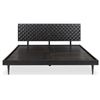 Image 1 : BNIB - Moes - Pablo King Bed Black - MSRP $3,699 - BZ-1133-02-0 - 79" W x 83" D x 39.5" H