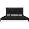 Image 2 : BNIB - Moe's - Misaki Bed Queen in Black - MSRP $4,799.00 - GZ-1160-02 - 63"W x 85"D x 45"H