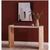 Image 3 : BNIB - Moes - Dala Console Table Natural - MSRP $1,749 - JD-1046-24-0 - 50" W x 50" D x 31" H