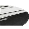 Image 5 : BNIB - Moes - Celia Oval Dining Table Panda Marble - MSRP $3,949 - JD-1075-37-0 - 72" W x 40" D x 30